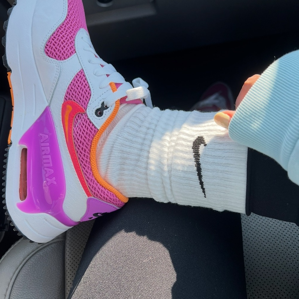 Nike Women's Air Max Sneakers - Pink, Purple, and Orange